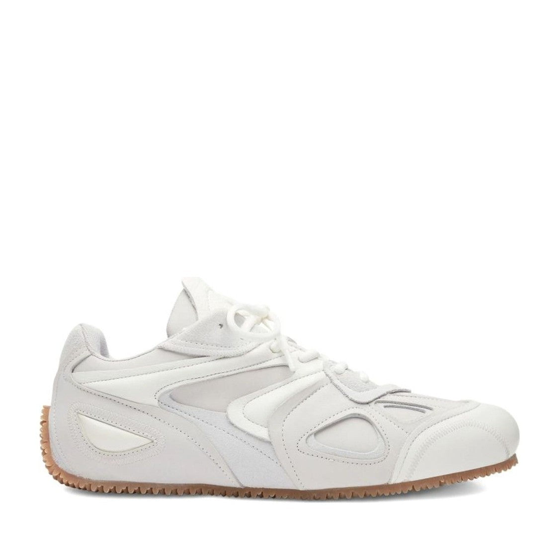 Axel Arigato White Slow Runner Low-Profile Nubuck Sneakers