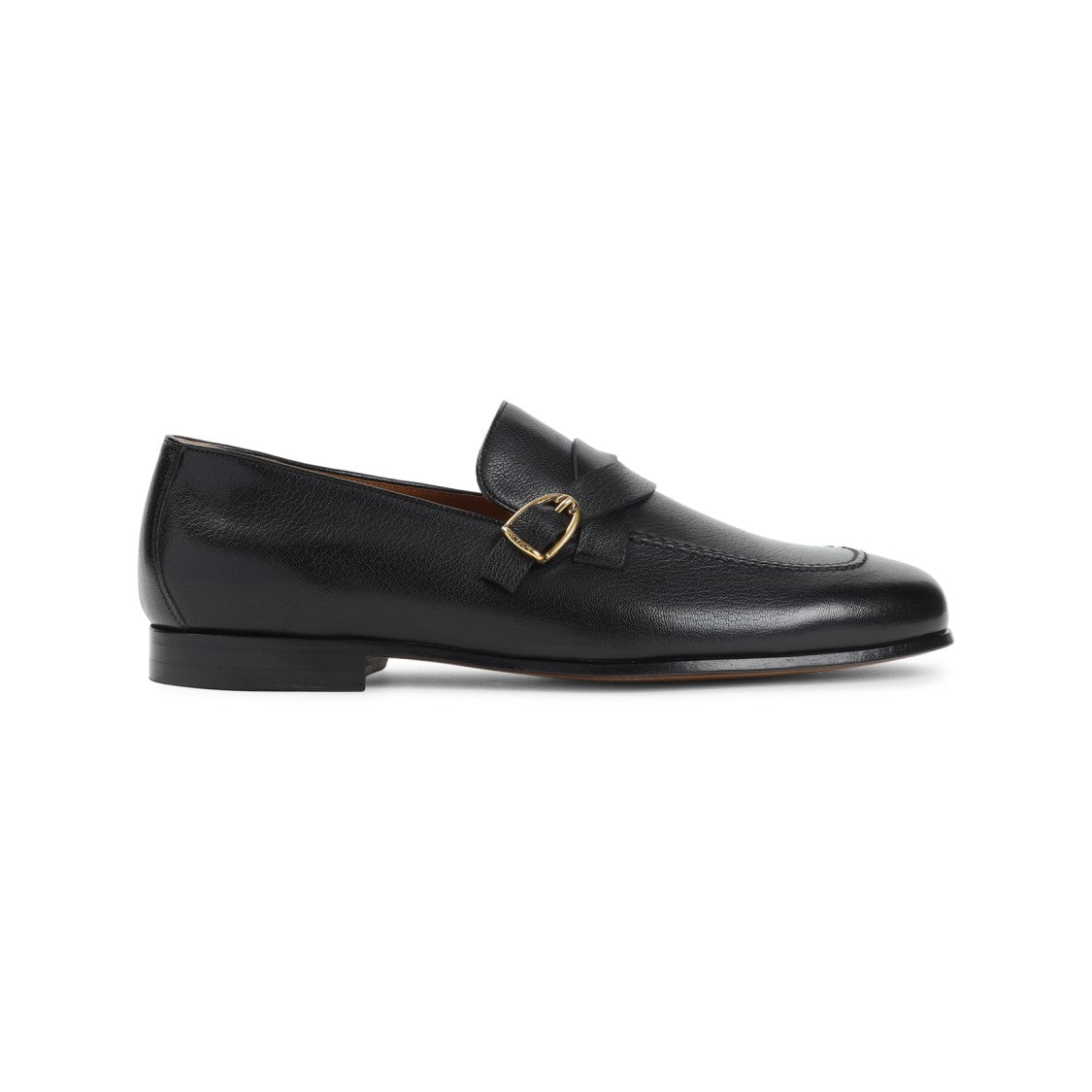 Tom Ford Polished Black Leather Loafers