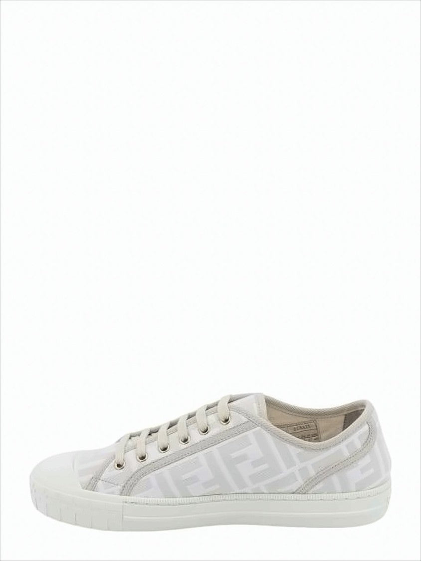 Fendi Translucent Low-Top Sneakers With Monogram Pattern