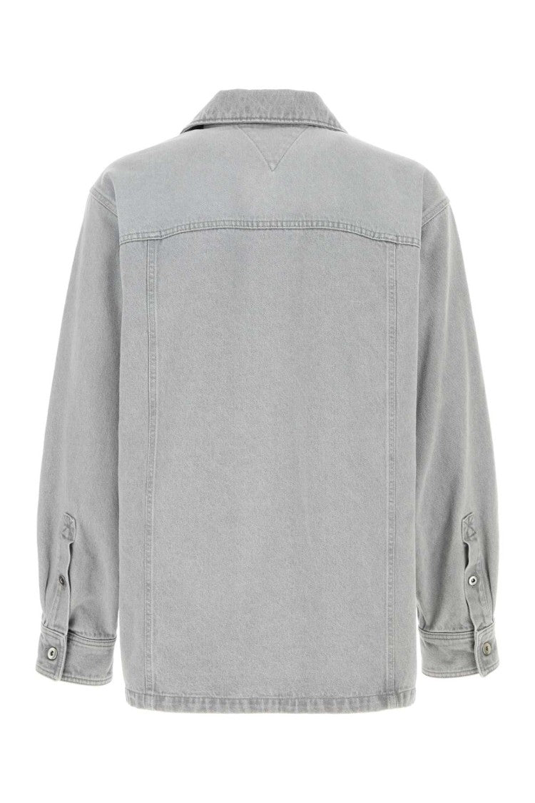 Bottega Veneta Grey Denim Shirt