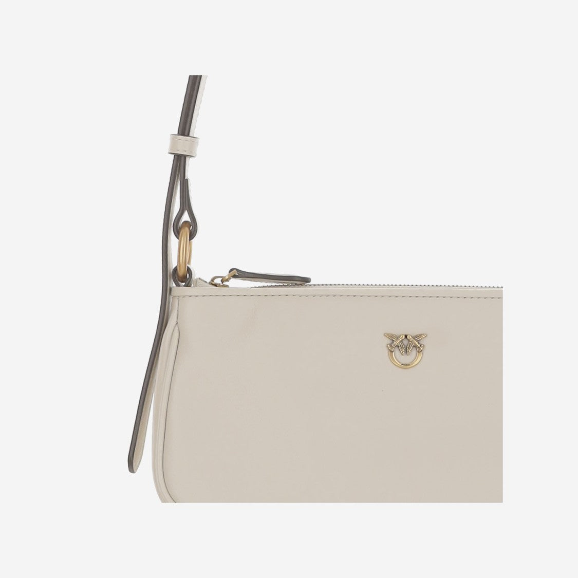 Pinko Mini Half Moon Baguette Leather Bag