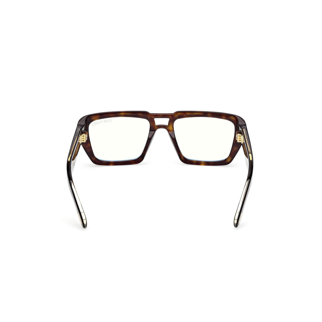 Tom Ford Ft6077-B Bold Rectangular Tortoiseshell Sunglasses