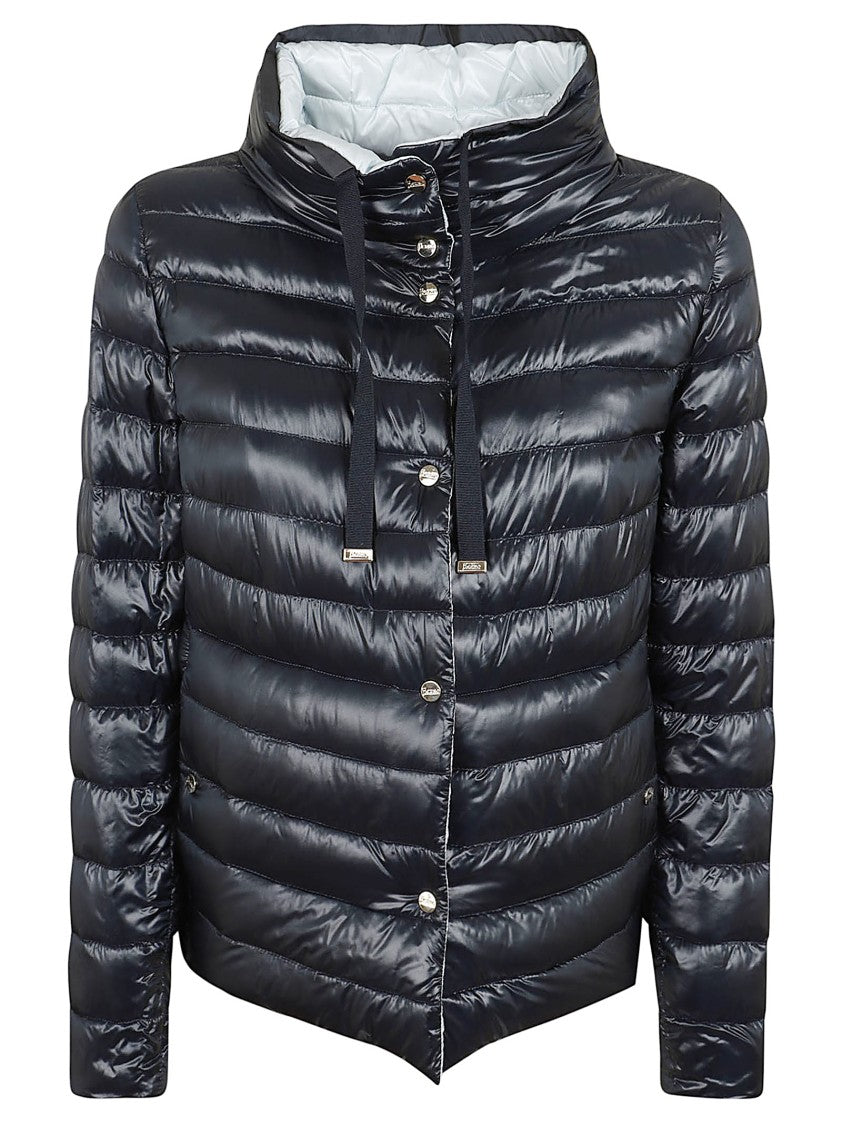 Herno Reversible Down Padded Jacket With High Collar