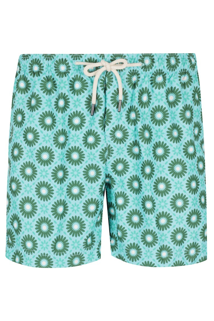 Peninsula Drawstring Swimsuit - Green