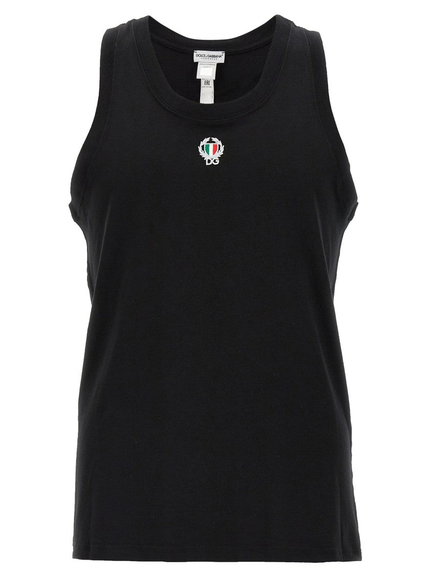 Dolce & Gabbana Sport Crest' Tank Top