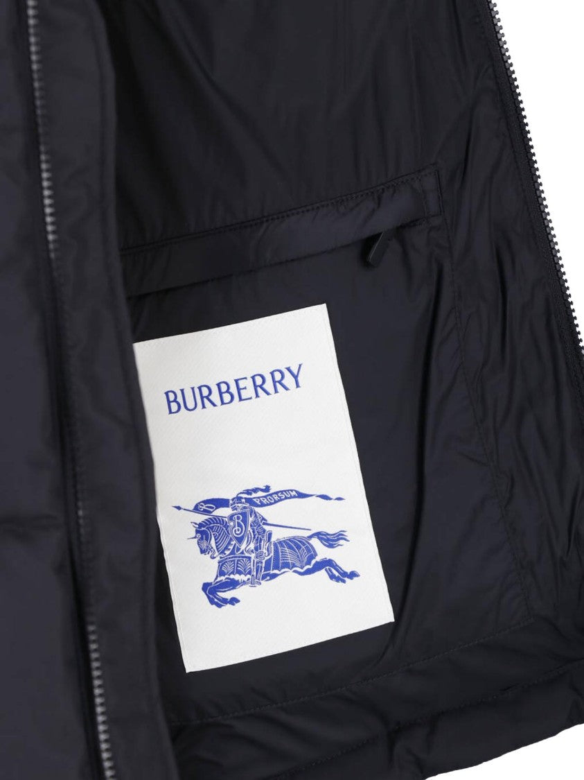 Burberry Black Bideford Hooded Down Jacket