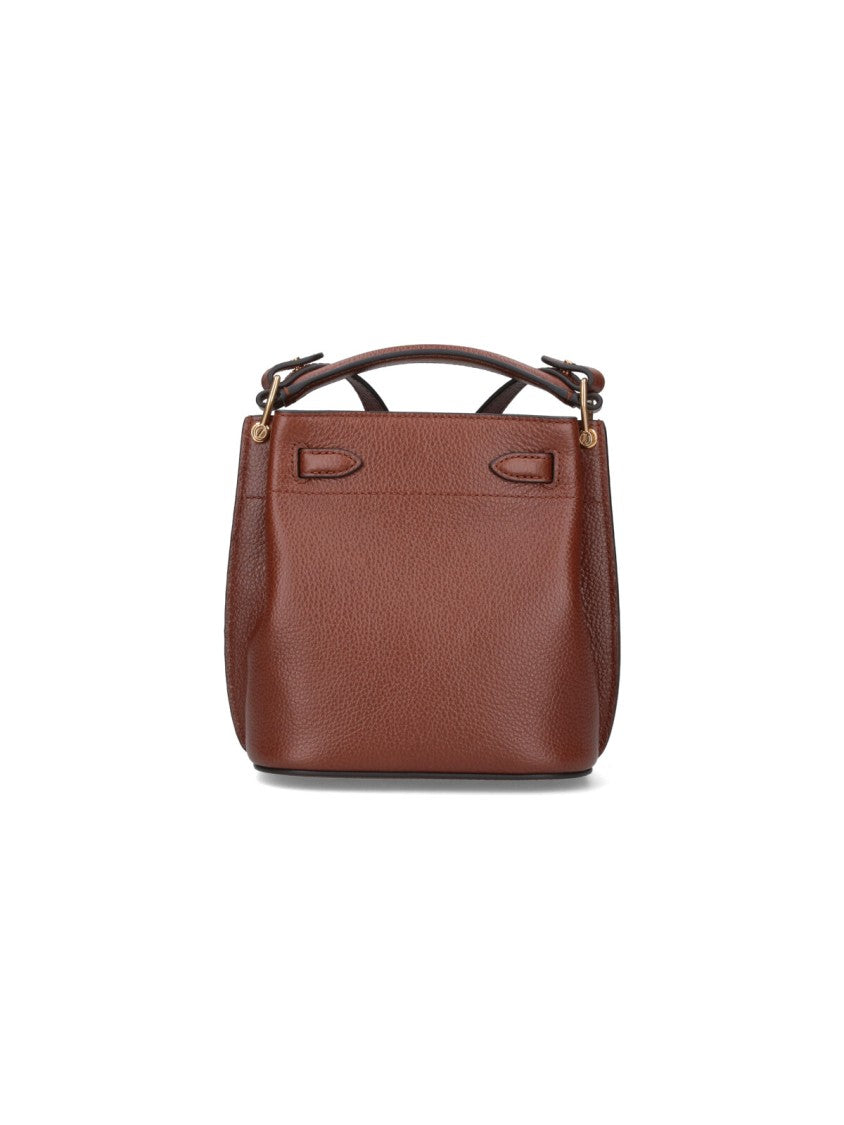 Mulberry Brown Islington Mini Bucket Bag