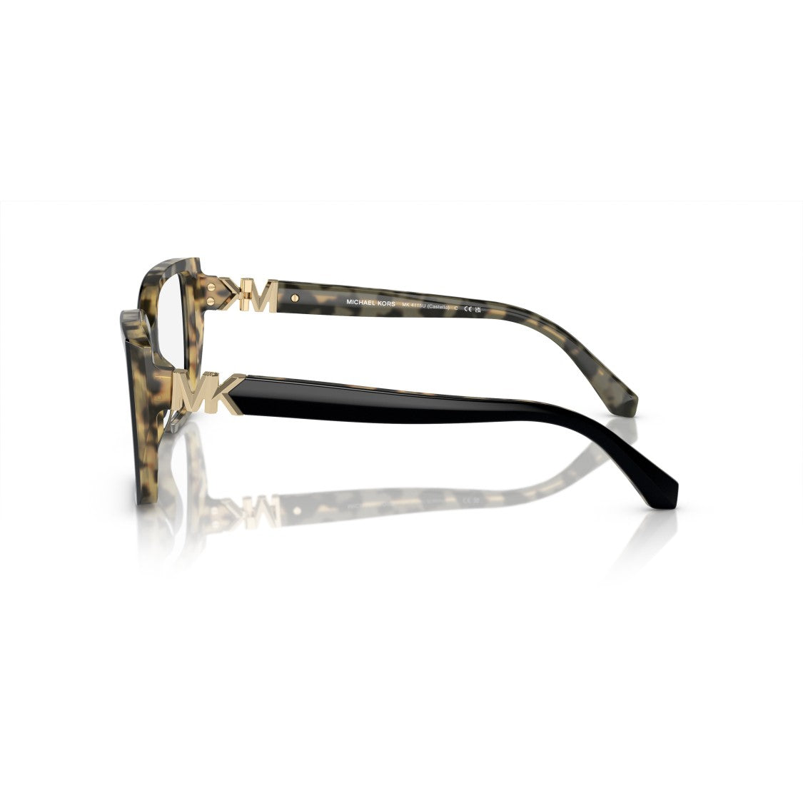 Michael Kors 0Mk4115u Oversized Square Frame Eyeglasses With Tortoiseshell Finish