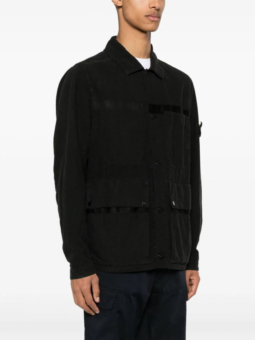 Stone Island Compass Badge Shirt Jacket