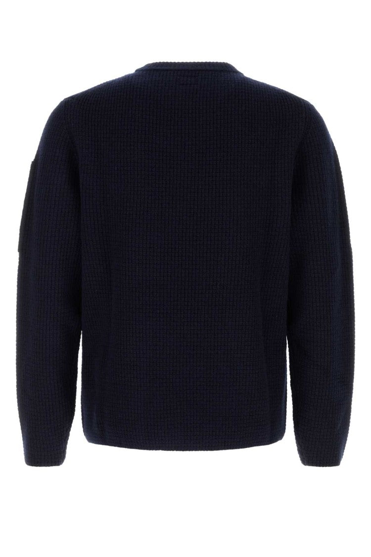 C.P. Company Midnight Blue Wool Blend Sweater