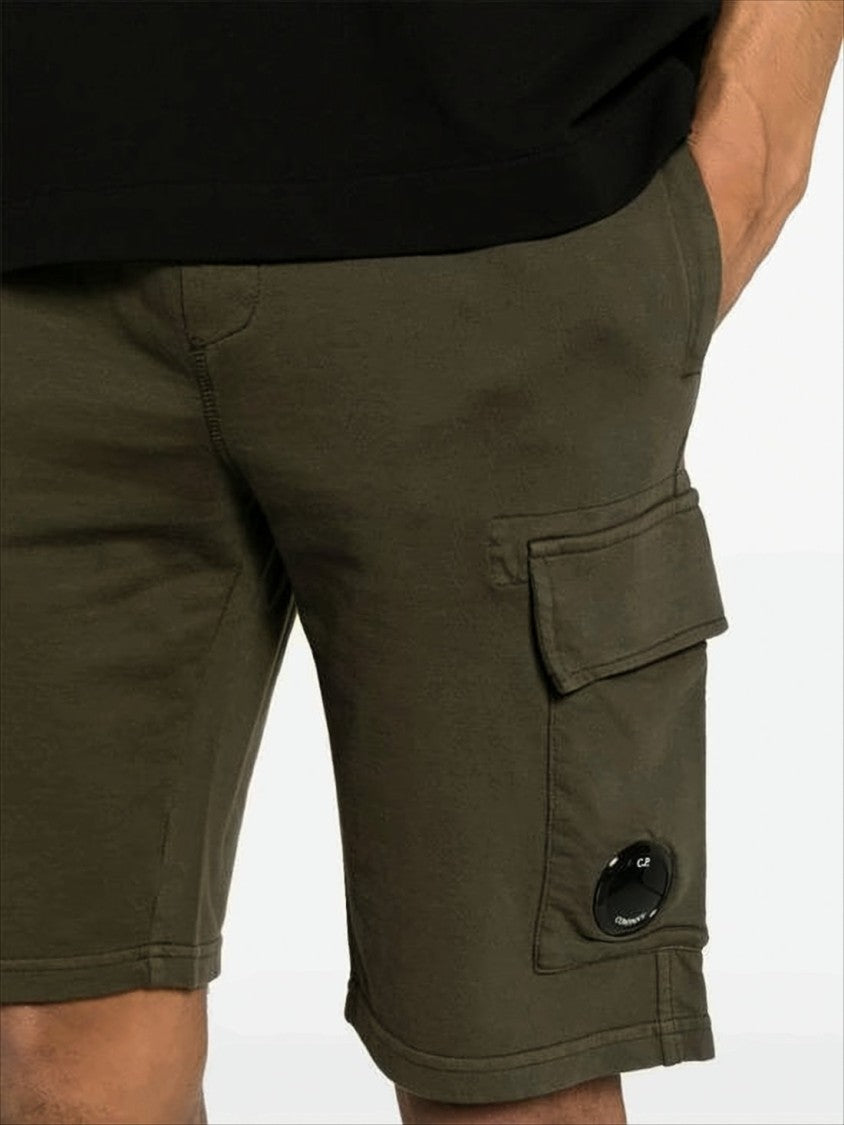 C.P. Company Relaxed Fit Cargo Shorts With Distinctive Lens Detail