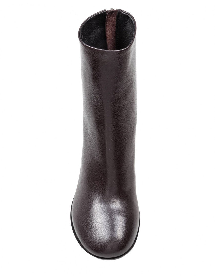 Agl Softy Curvy Leather Ankle Boots