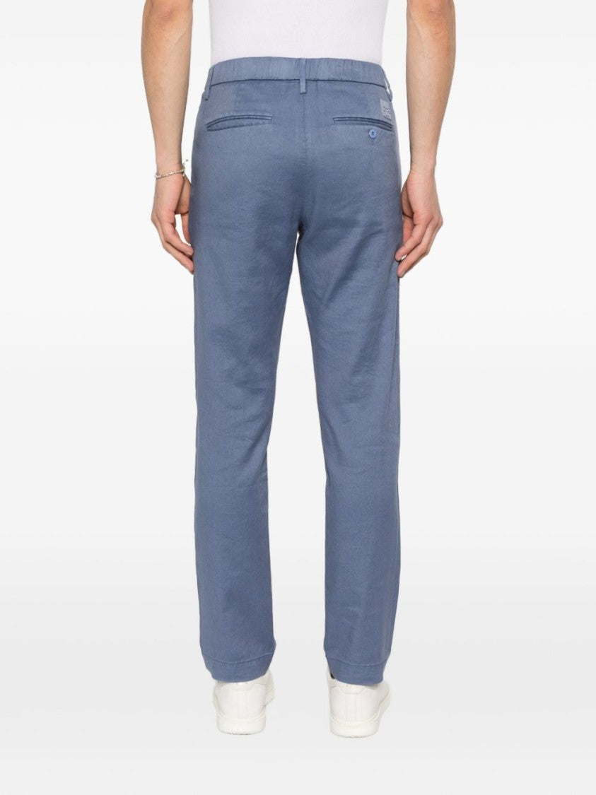 Jacob Cohen Straight-Leg Trousers With Button Fastening And Side Pockets