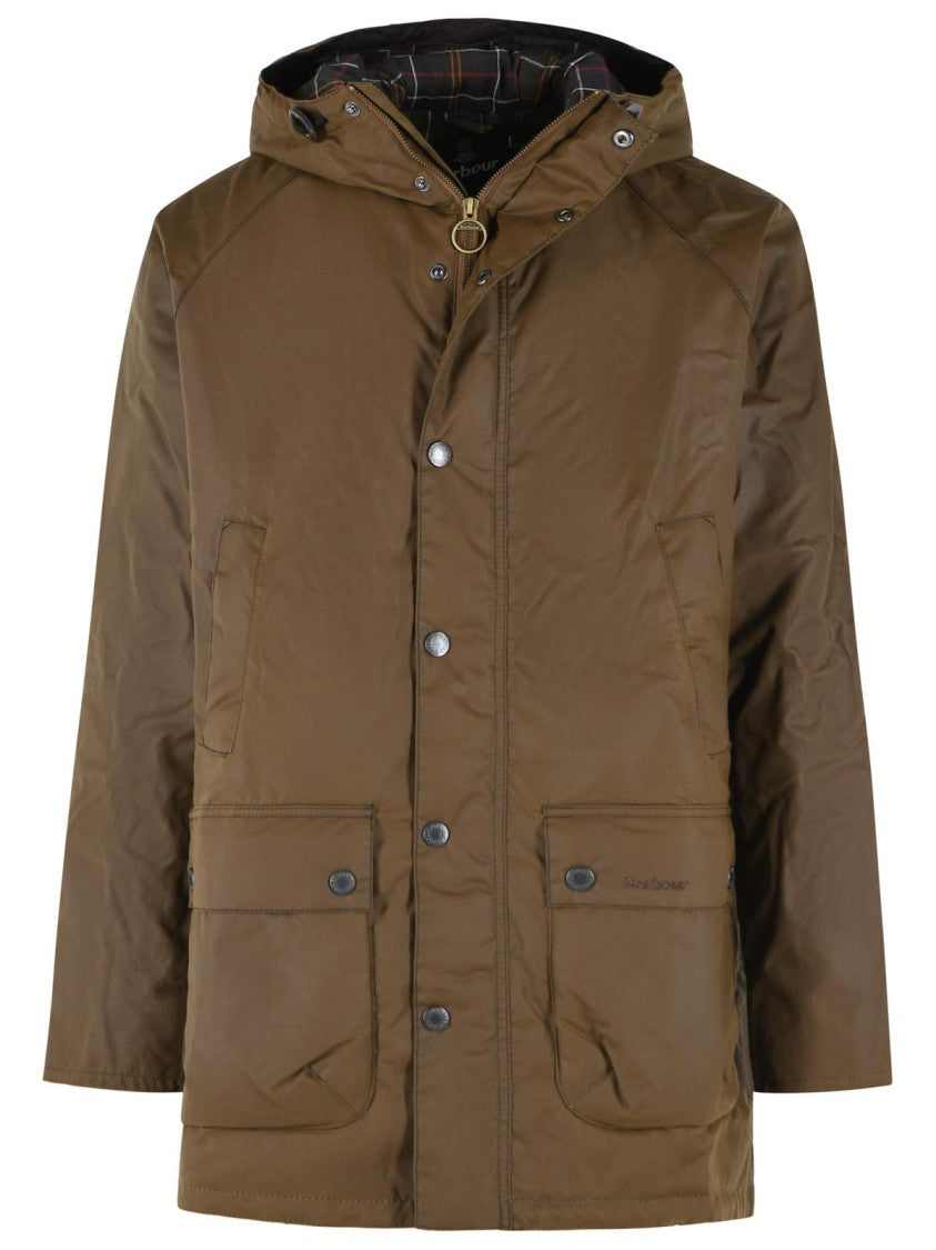 Barbour Brown Waxed Cotton Bedale Parka