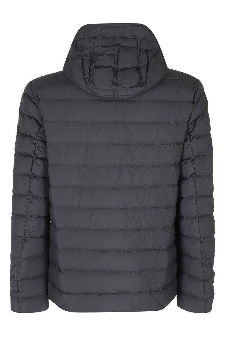 Parajumpers Quilted Hooded Down Jacket With High Neck And Double-Slider Zipper
