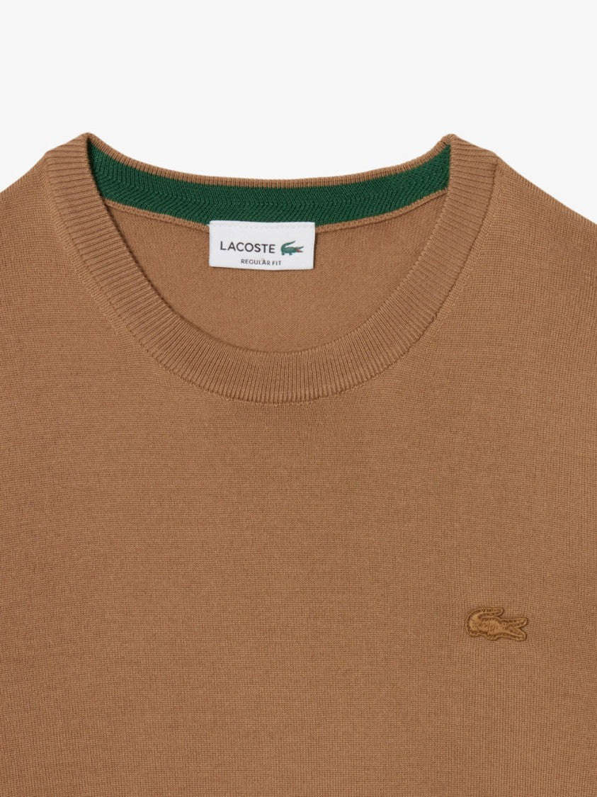Lacoste Merino Wool Crew Neck Sweater