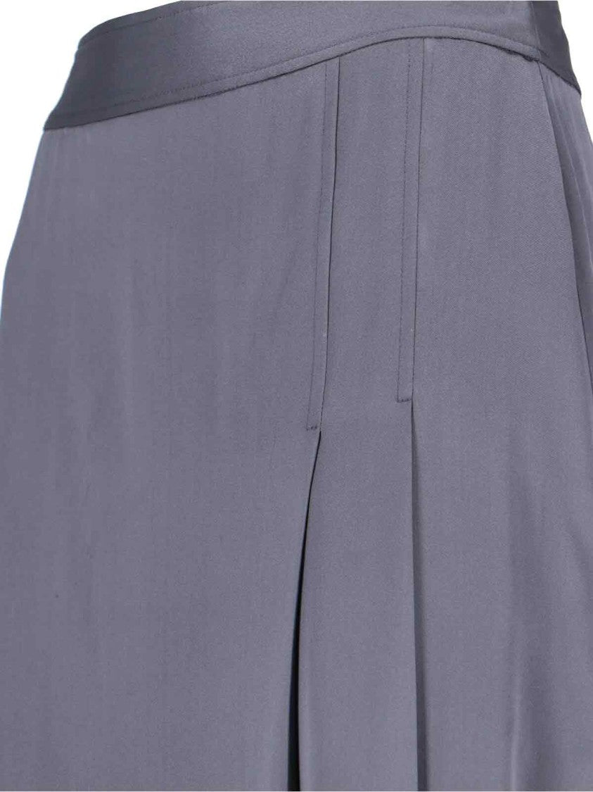 Aspesi Tailored Grey Skirt With Minimalist Aesthetic