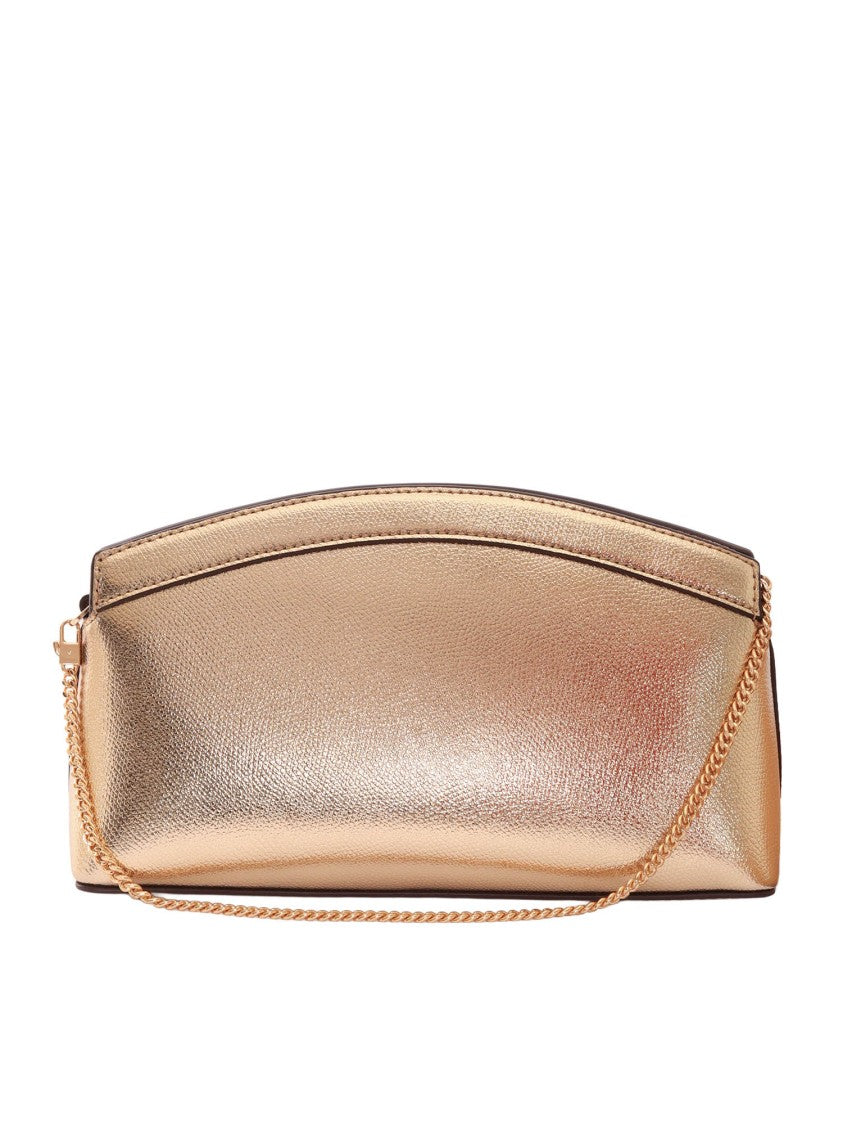 Michael Kors Dome Leather Adjustable Clutch