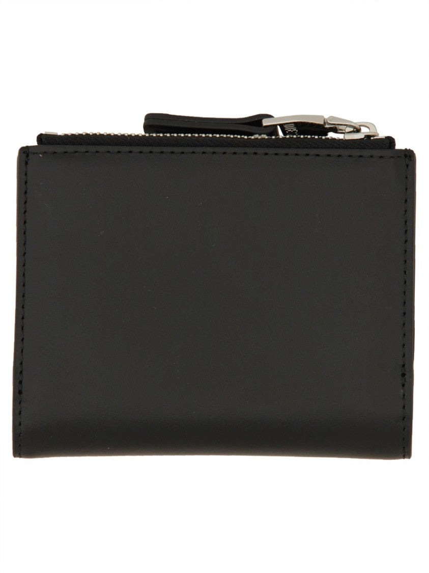 Diesel Neutrals Rectangular Oval Emblem Wallet