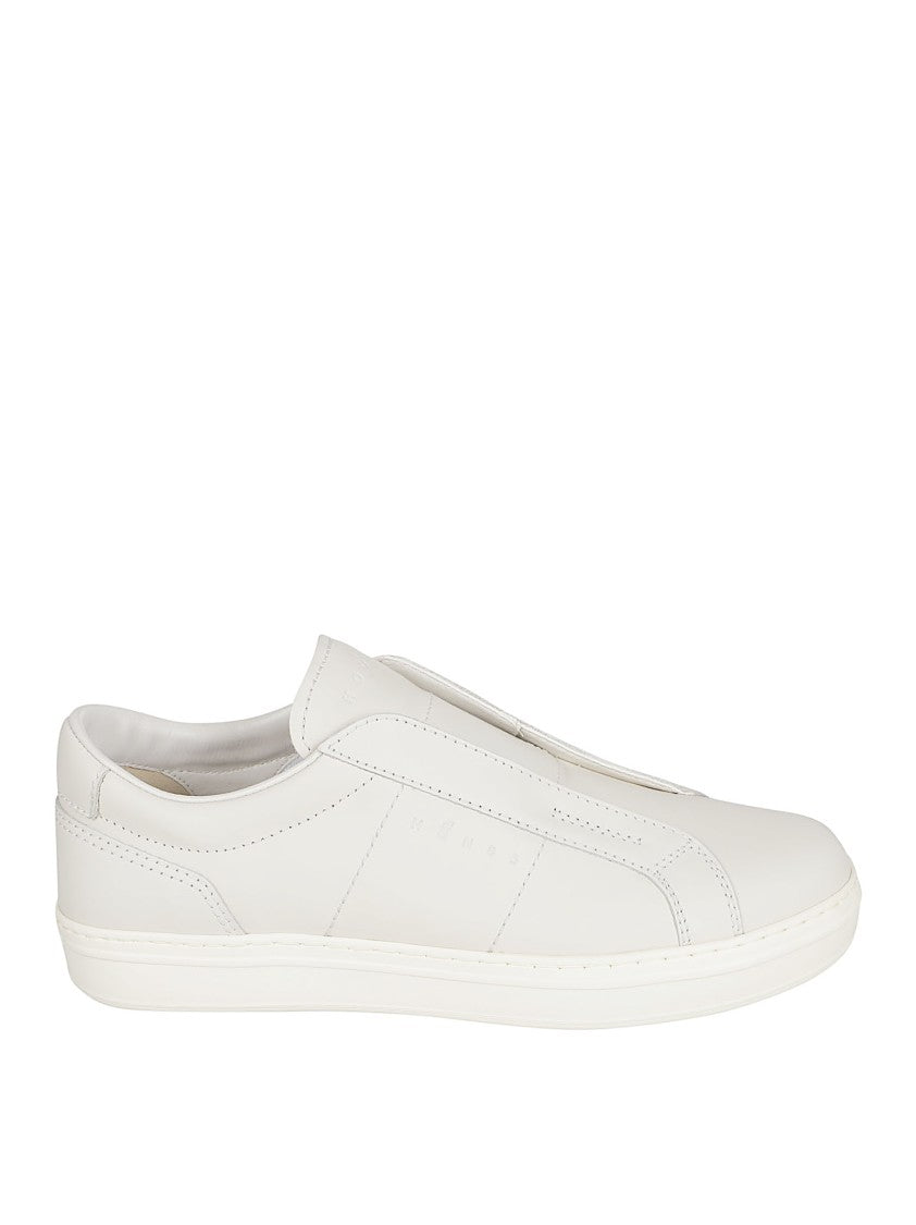 Hogan Retro-Inspired Sneakers With Smooth Calfskin Upper