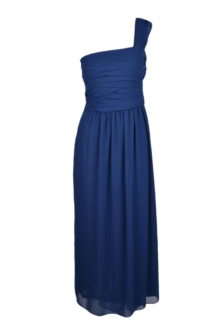 Emme By Marella Blue Voile Polyester Women Long Dress