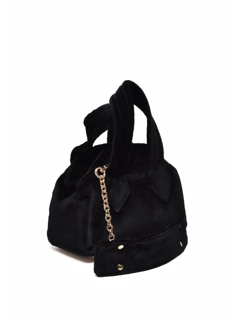 Vivienne Westwood Black Velvet Archive Yasmine Clutch