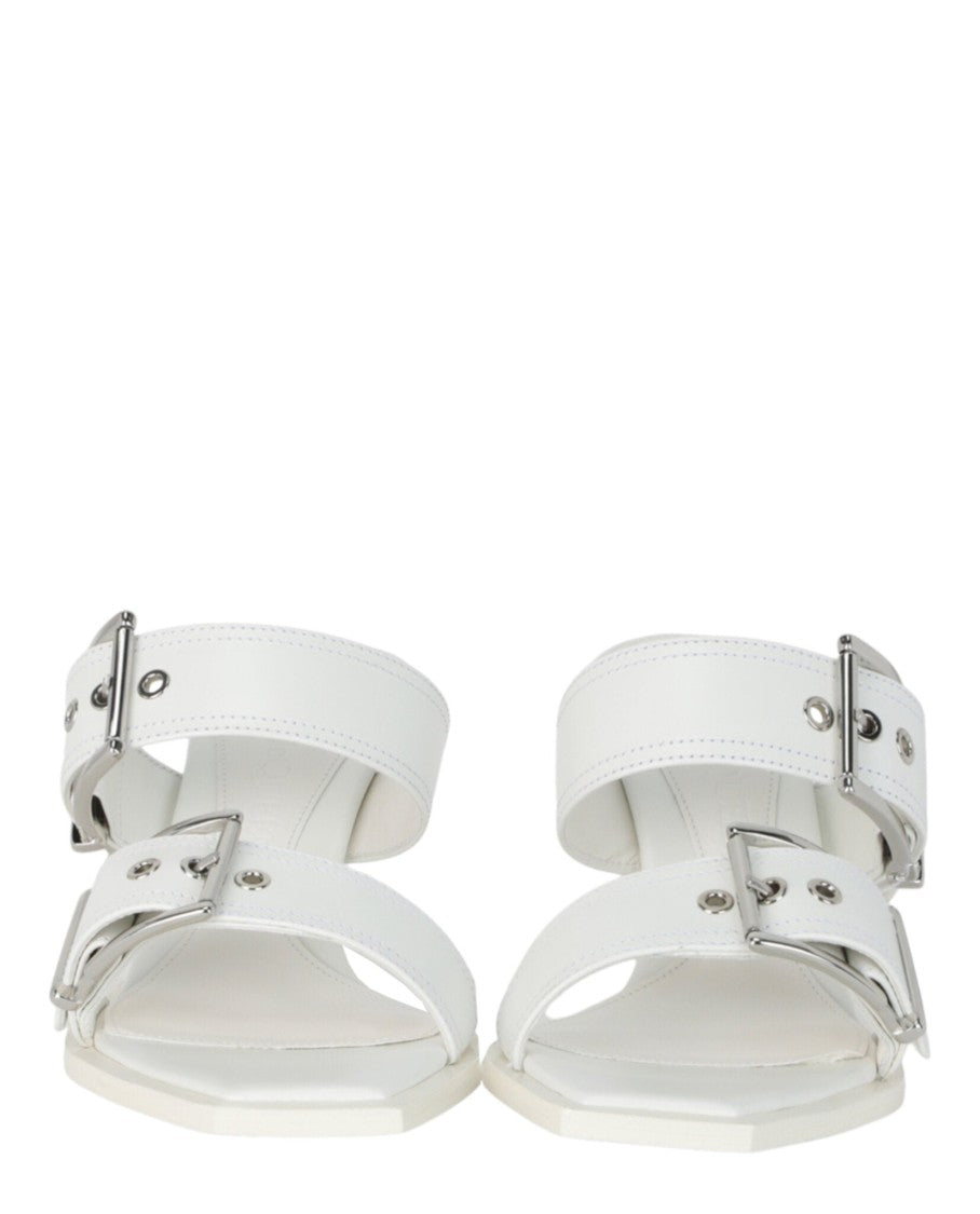 Alexander Mcqueen Double Buckle Punk Mules