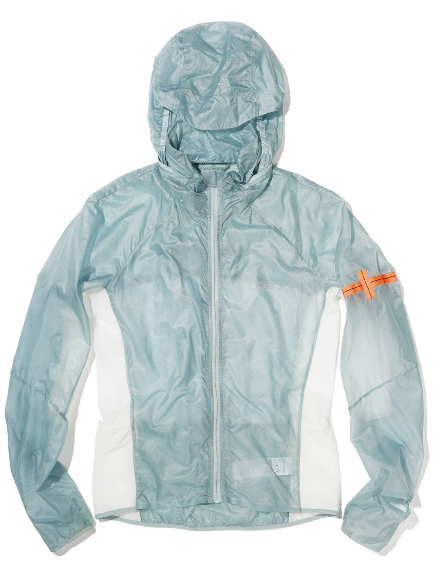 Uppervoid Pale Blue Aegis+ Translucent Windbreaker Jacket