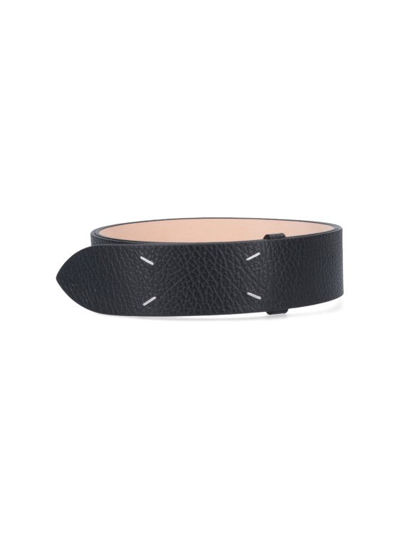 Maison Margiela Four Stitches' Belt – Black