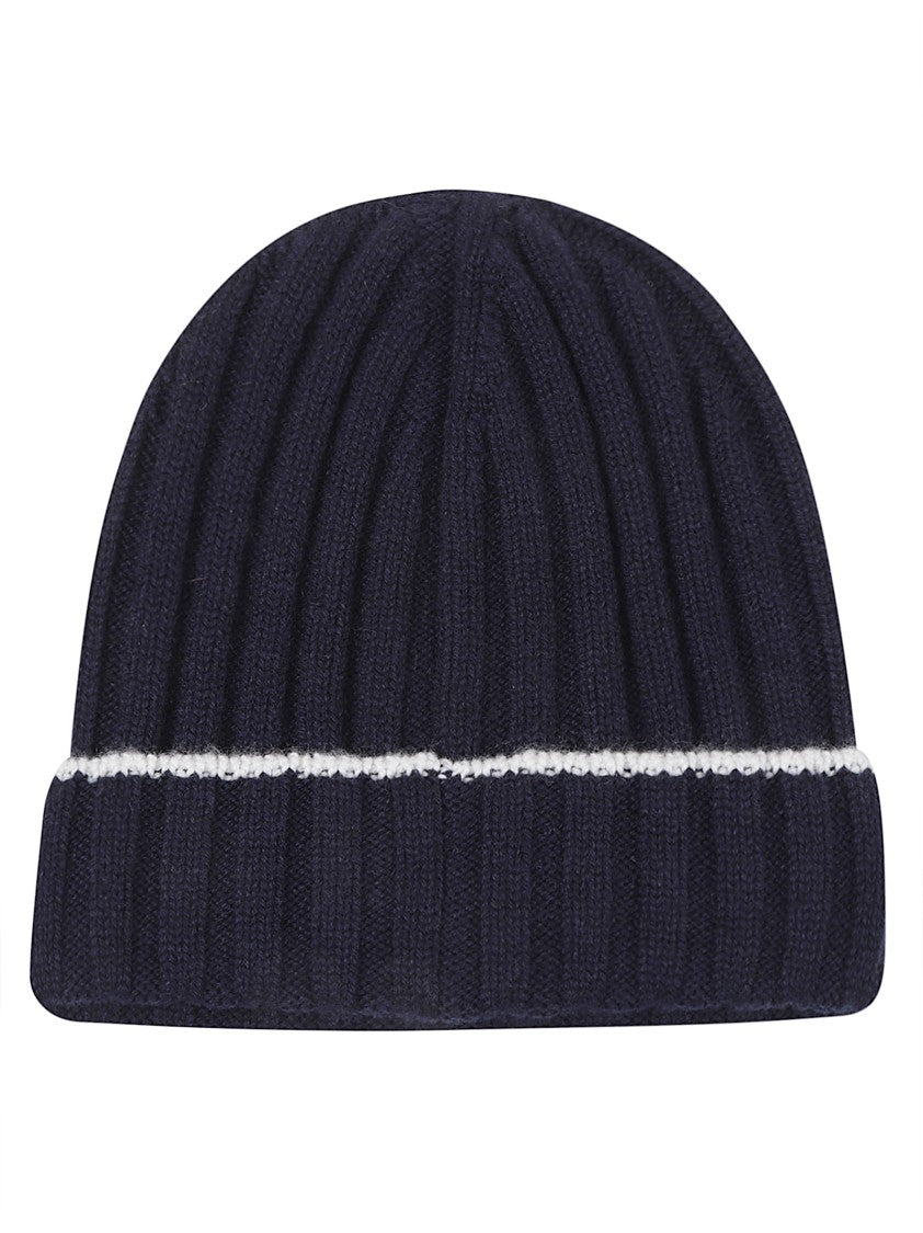 Brunello Cucinelli Ribbed Cashmere Beanie With Fold-Over Cuff