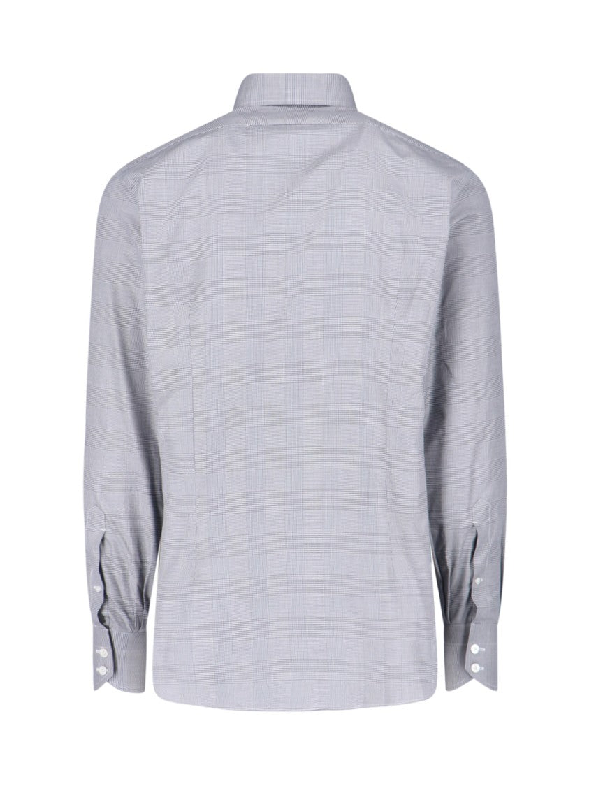 Tom Ford Classic Checkered Button-Down Shirt