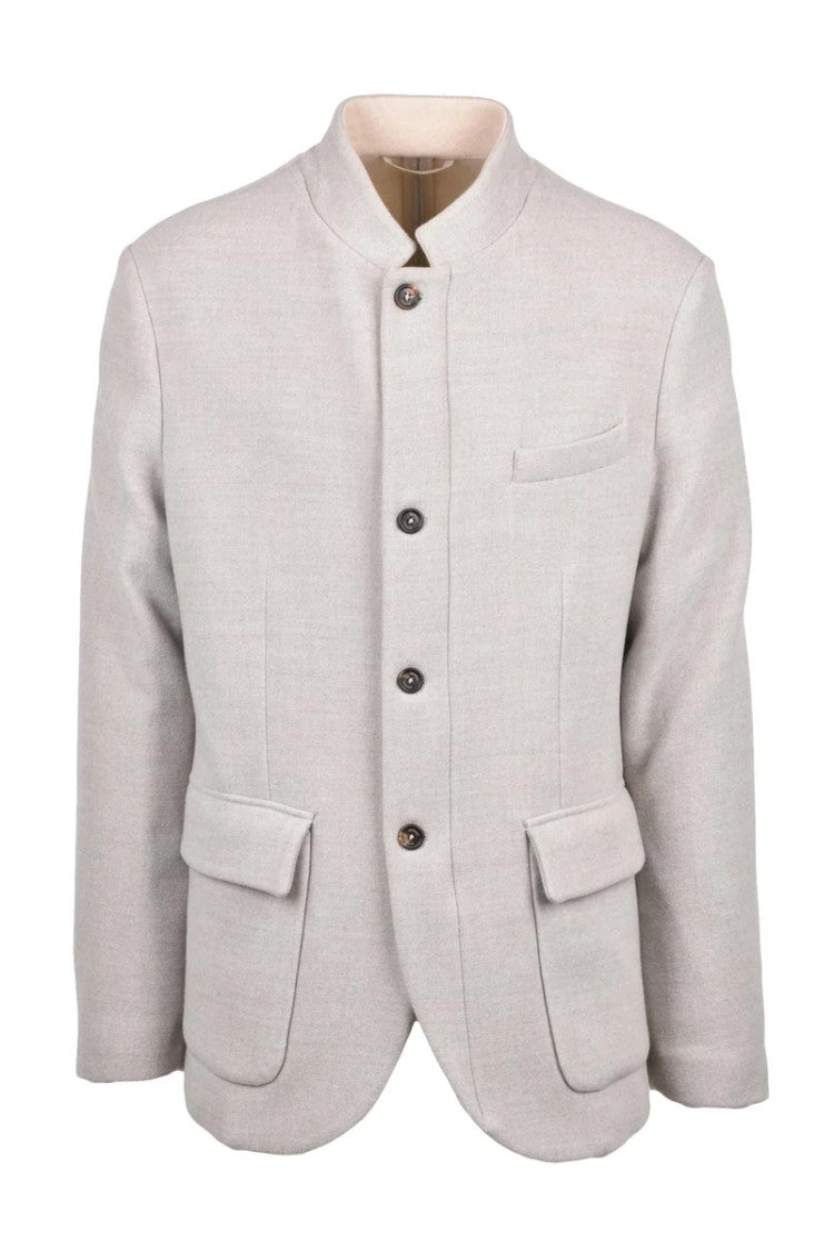Eleventy Korean Cloth Jacket - Light Grey