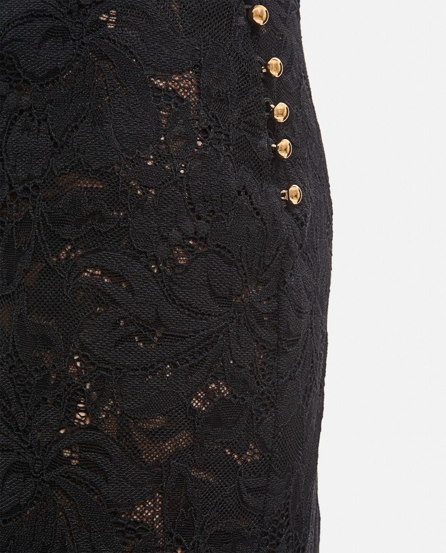 Rabanne Lace Long Midi Skirt