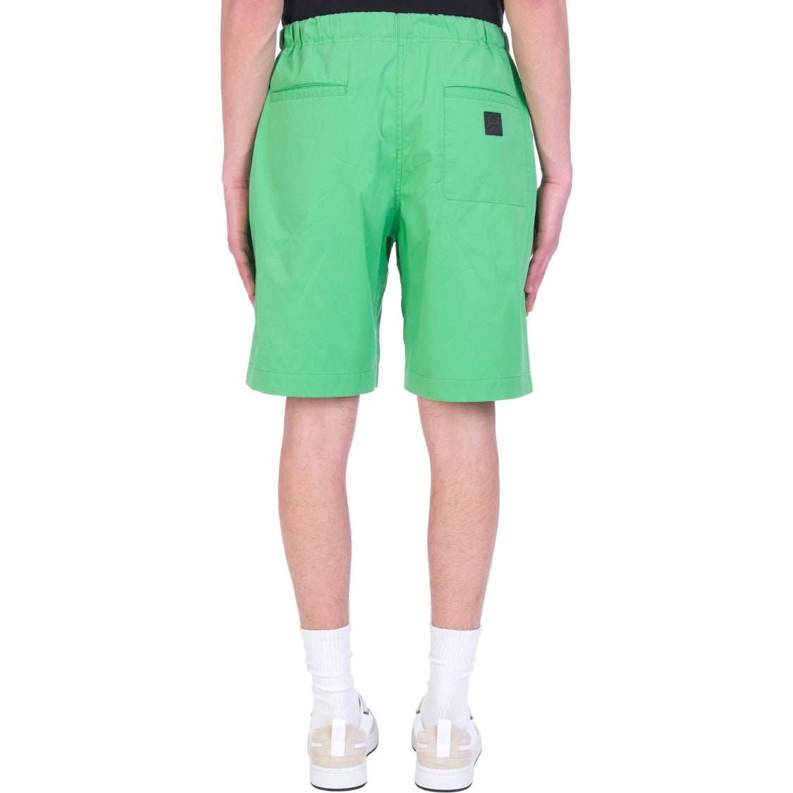 Kenzo Knee-Length Cotton Shorts With Elasticated Waist