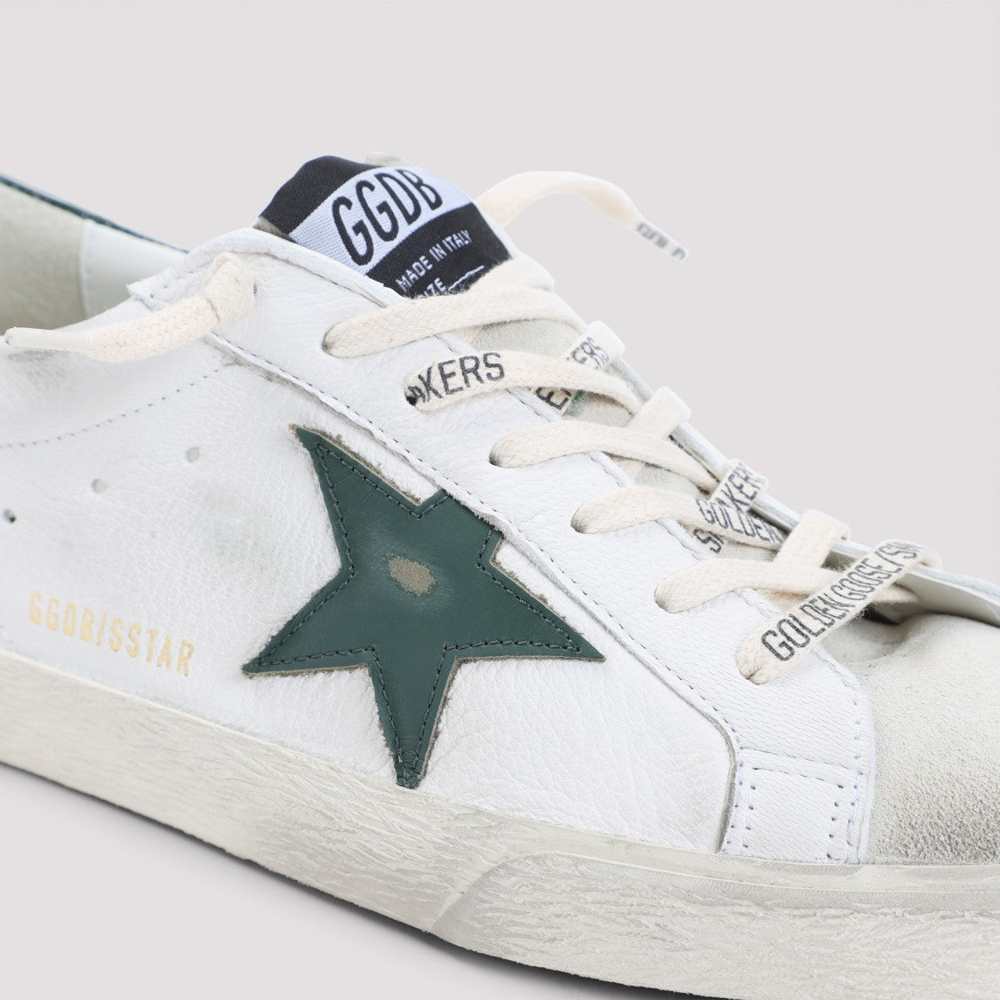 Golden Goose White Cow Leather Superstar Sneakers