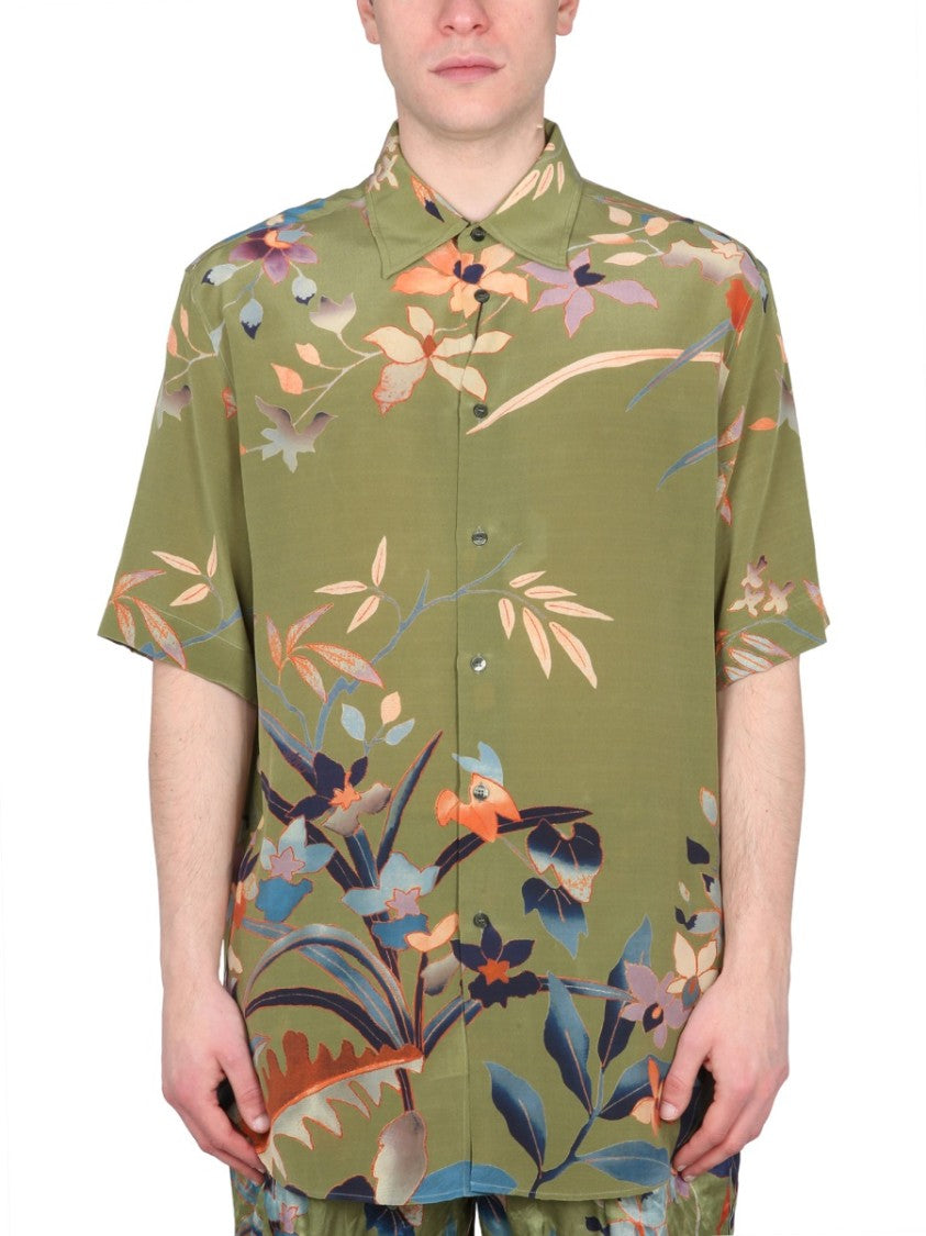Etro Vibrant Floral Print Shirt