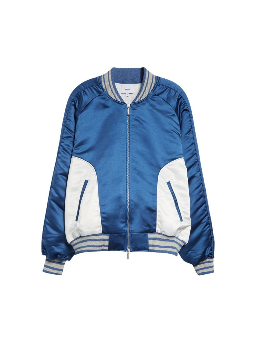 Rhude Chamonix Ski Souvenir Bomber Jacker Blue