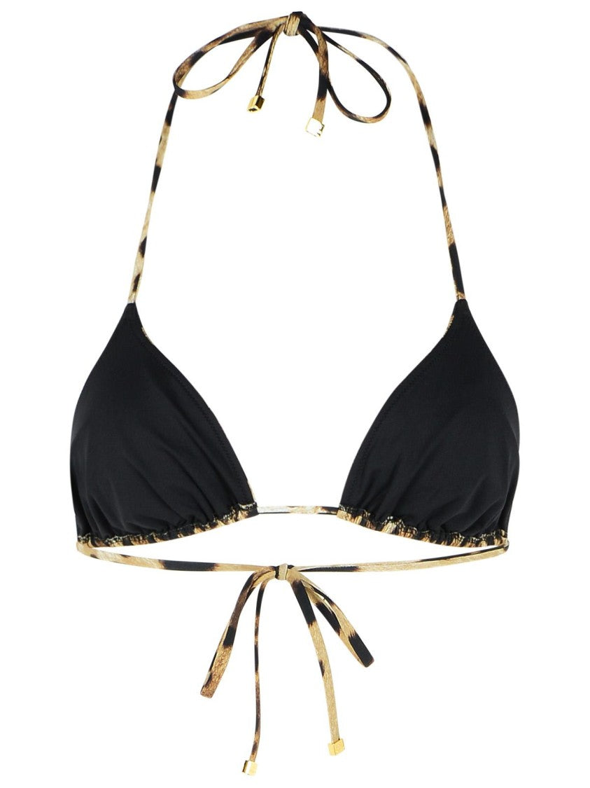 Dolce & Gabbana Leopard Print Swimsuit In Polyamide Blend