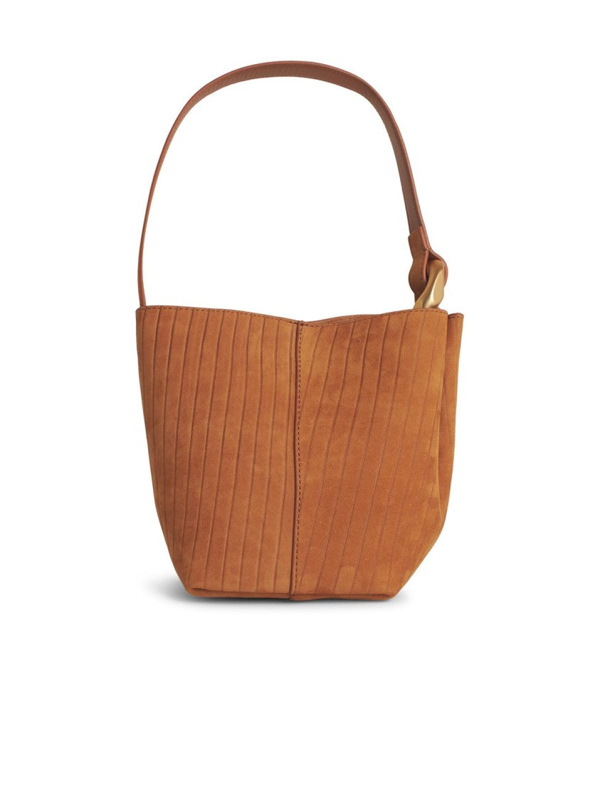 J. W. Anderson Corner' Brown Suede Bucket Bag