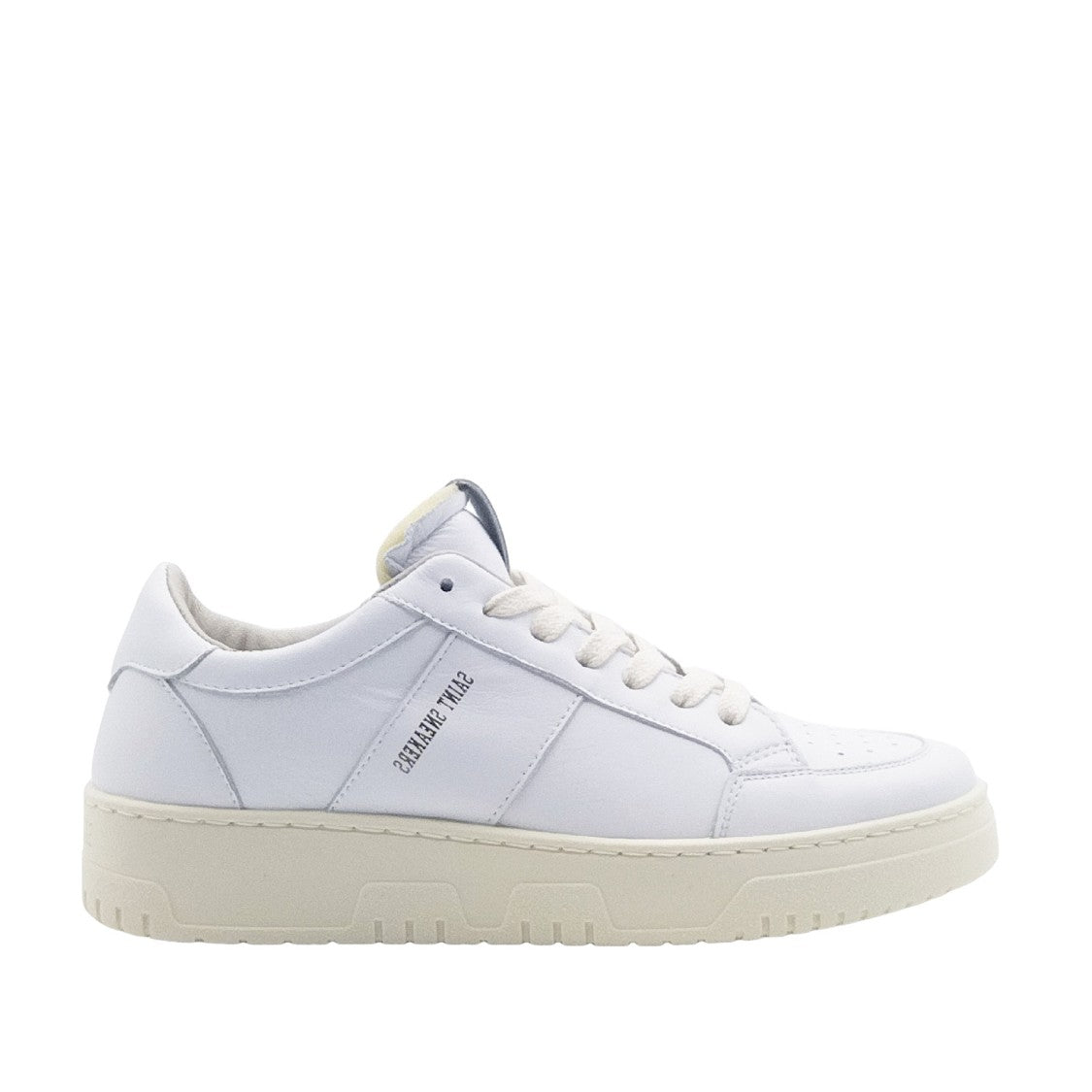 Saint Sneakers White Leather Basket Sneakers