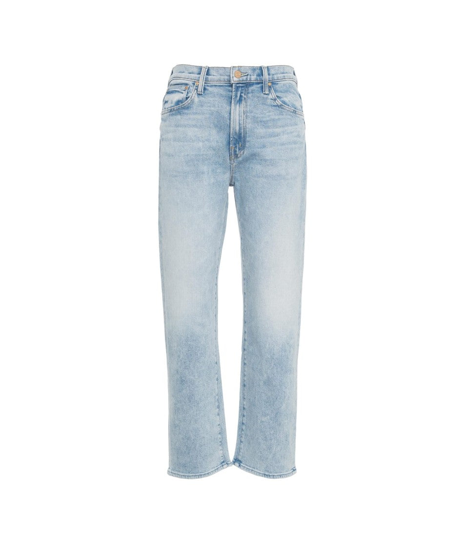 Mother Straight Leg Jeans 'The Ditcher Zip Ankle'