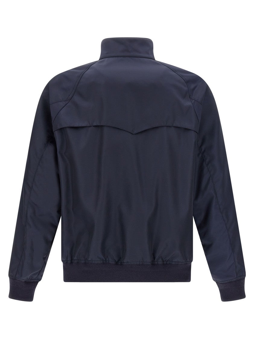 Valentino Garavani Nylon Bomber Jacket With High Neck
