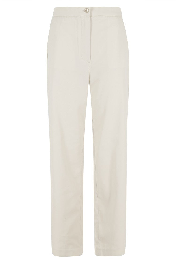 Department 5 Butter Charm Elastic-Back Cotton Palazzo Pants