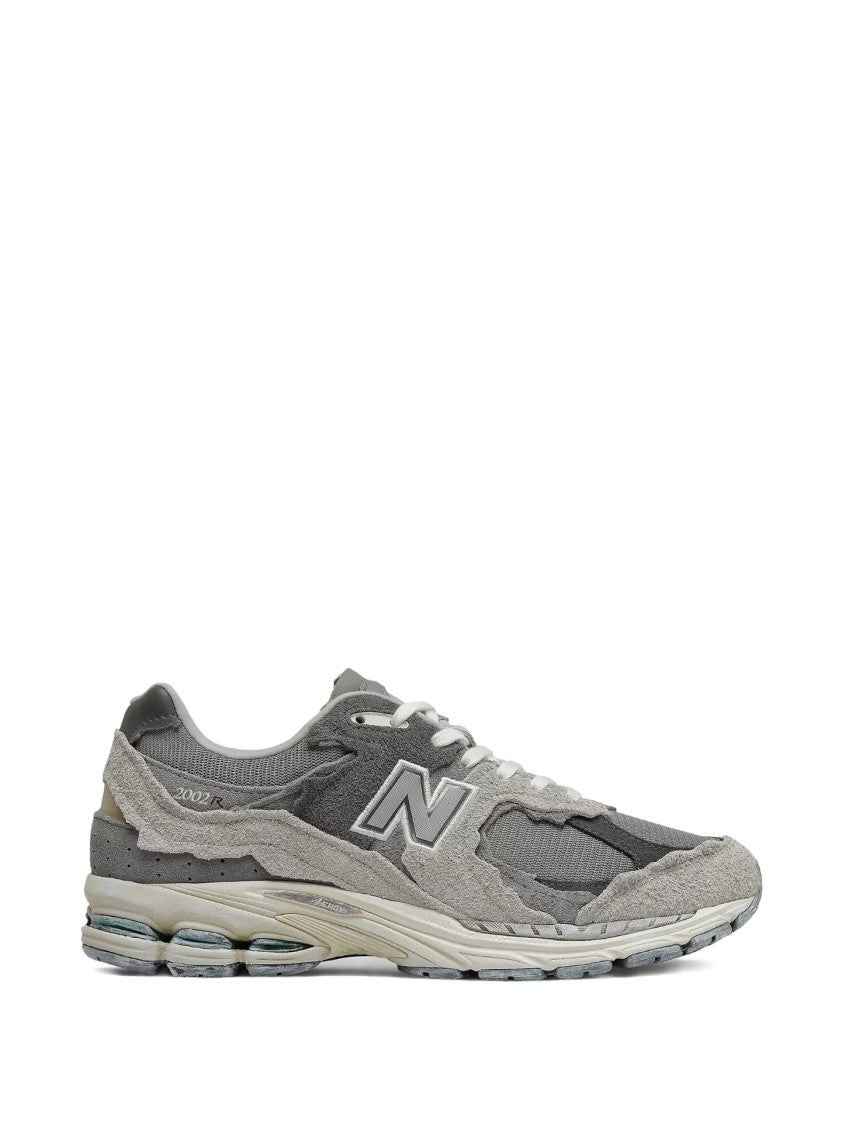 New Balance Layered Grey Sneakers With Cushioned Sole