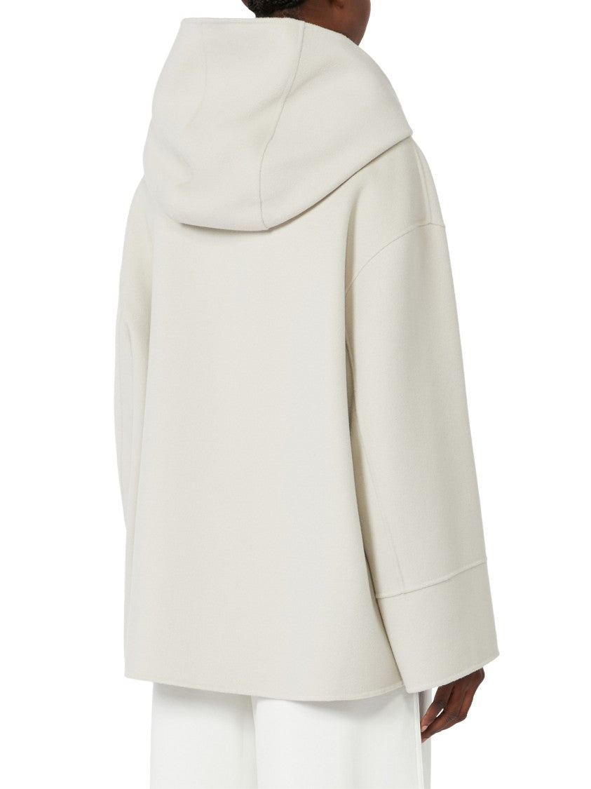 Max Mara Relaxed-Fit Zip-Up Sweater With Spacious Hood And Large Front Pockets