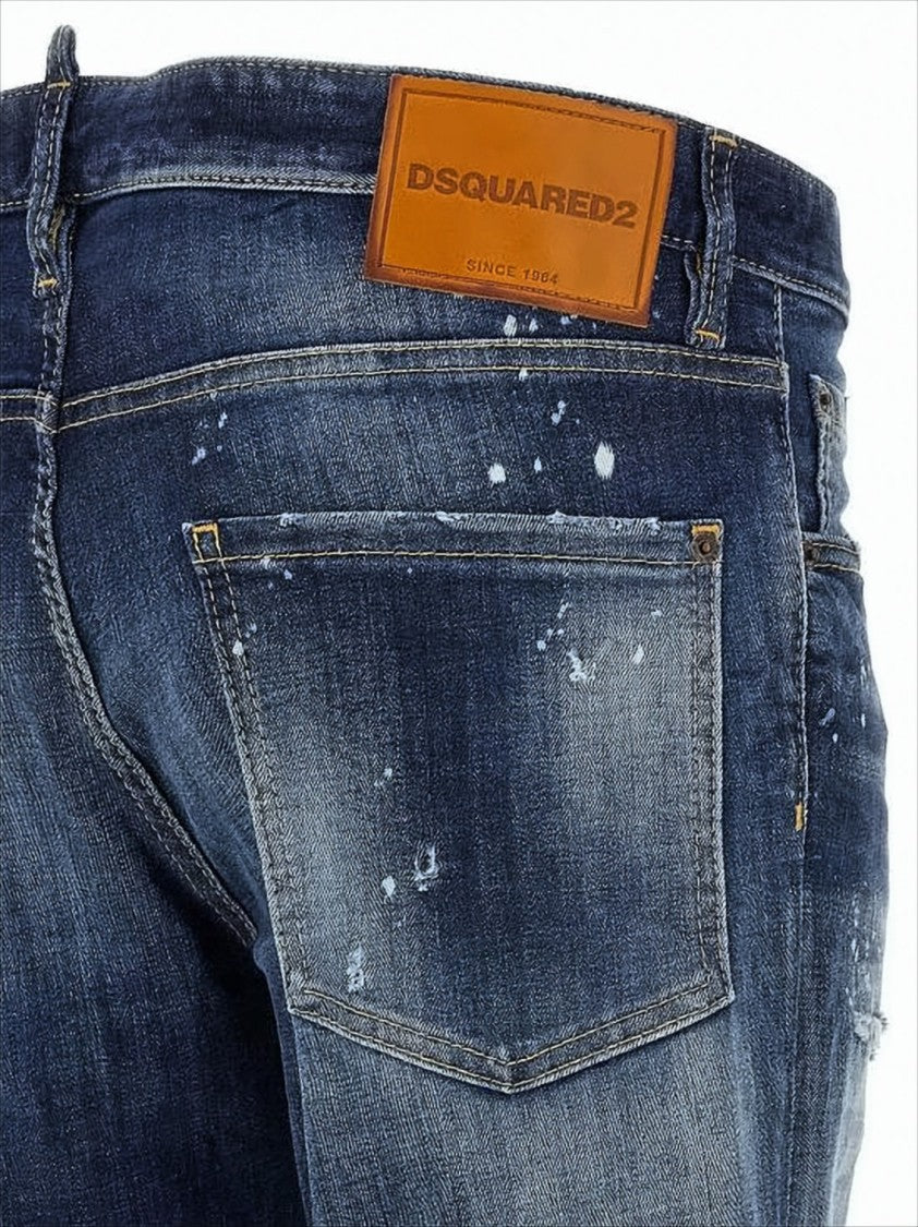 Dsquared2 Slim Fit Distressed Denim Pants
