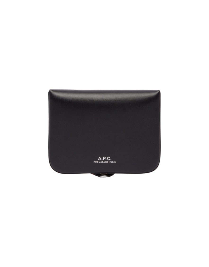 A.P.C. Compact Leather Coin Purse With Subtle Logo