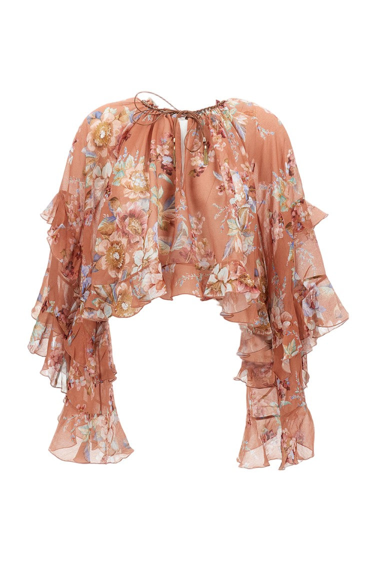 Zimmermann Ruffle Blouse