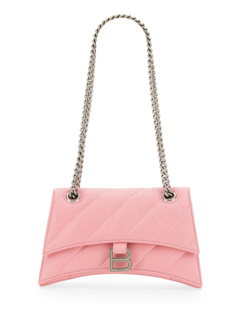 Balenciaga Quilted Crushed Calf Small Shoulder Bag