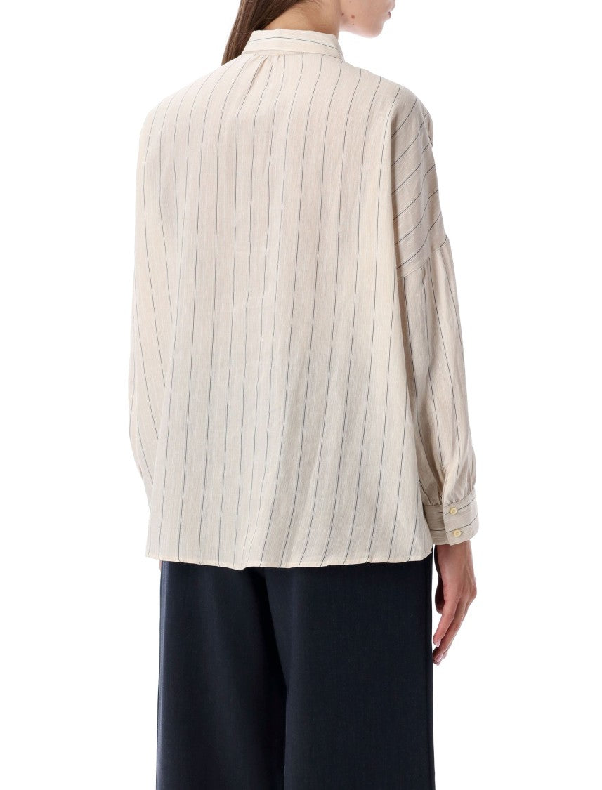 Sessùn Striped Cotton Lawn Shirt
